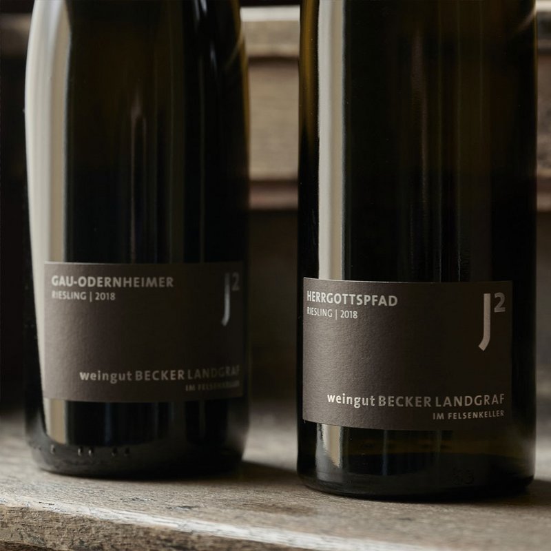 Becker-Landgraf Riesling Weinflaschen (Nathalie Zimmermann Fotografie)
